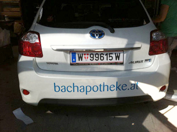 Fotos Autobeschriftung Apotheke